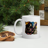 Music Fills Her Soul White glossy mug - Beyond T-shirts